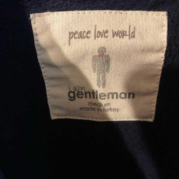 Mens L I am Gentleman hoodie. NWOT - Picture 4 of 4